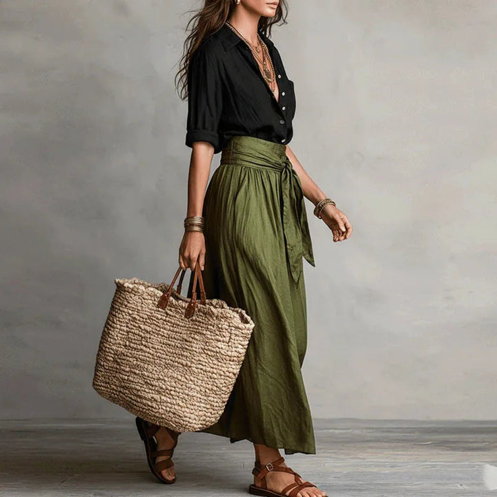 Amelia | Elegantes, Bequemes Oberteil und Rock Set für Alltag und Freizeit 4
