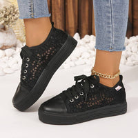Amelie | Elegant lace sneakers for fashionable comfort