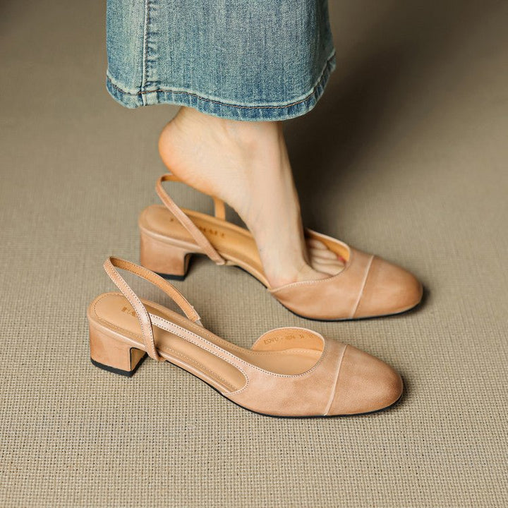Amelie | Elegante Damen Pumps aus Echtleder mit Blockabsatz und Komfort-Fußbett 1