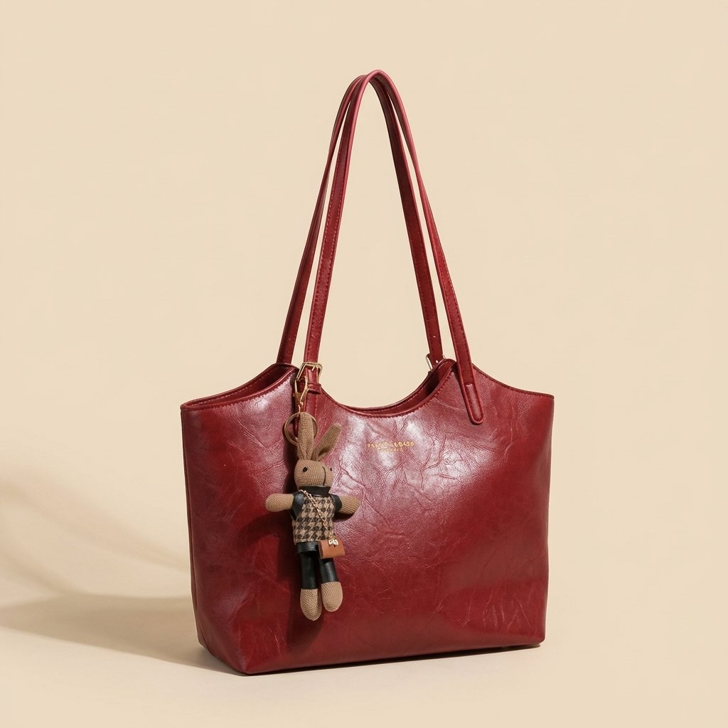 Amelie | Elegante veganem Leder Tragetasche 3