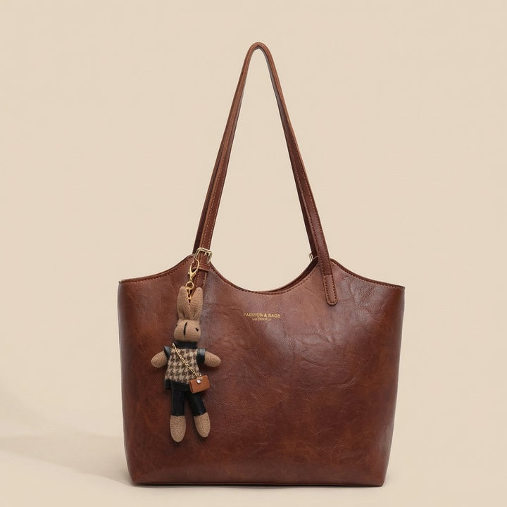 Amelie | Elegante veganem Leder Tragetasche 5