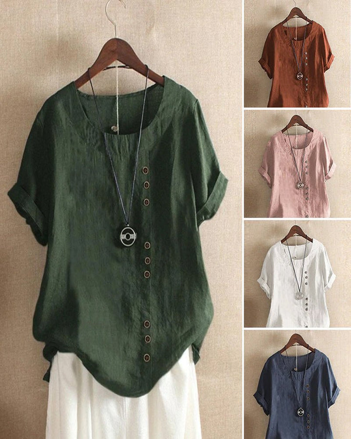 Amelie | Zeitloses und Elegantes Damen Leinenoberteil 6