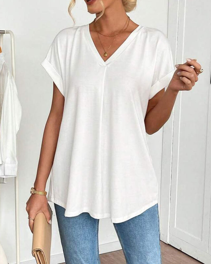 Amina | Atmungsaktives, Elegantes Damen T-Shirt – Komfortables & Schlankmachendes Design 0