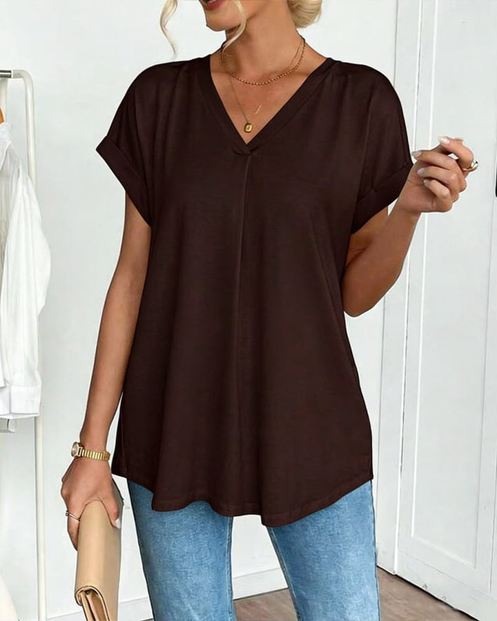 Amina | Atmungsaktives, Elegantes Damen T-Shirt – Komfortables & Schlankmachendes Design 5