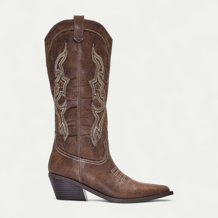 Angelika | Elegante Western Stiefel mit spitzer Silhouette 2