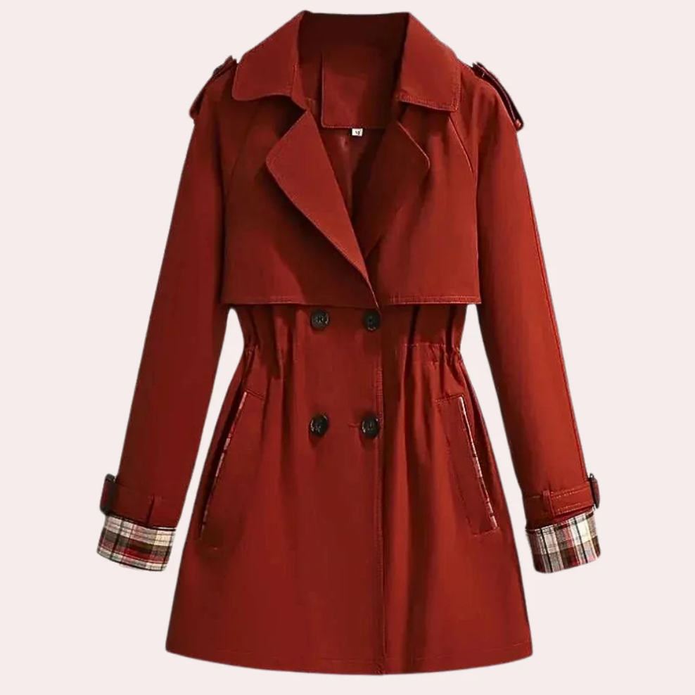 Anne | Eleganter Trenchcoat in mittlerer Länge 0