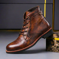 Liam | Exclusive and Stylish Men's Leather Boots in Heritage Look