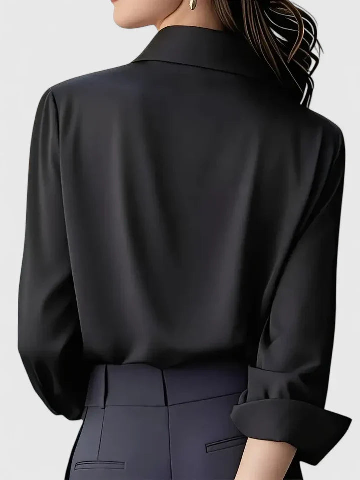 Aria | Elegantes, Minimalistisches Weißes Damen Hemd für Jede Gelegenheit 3