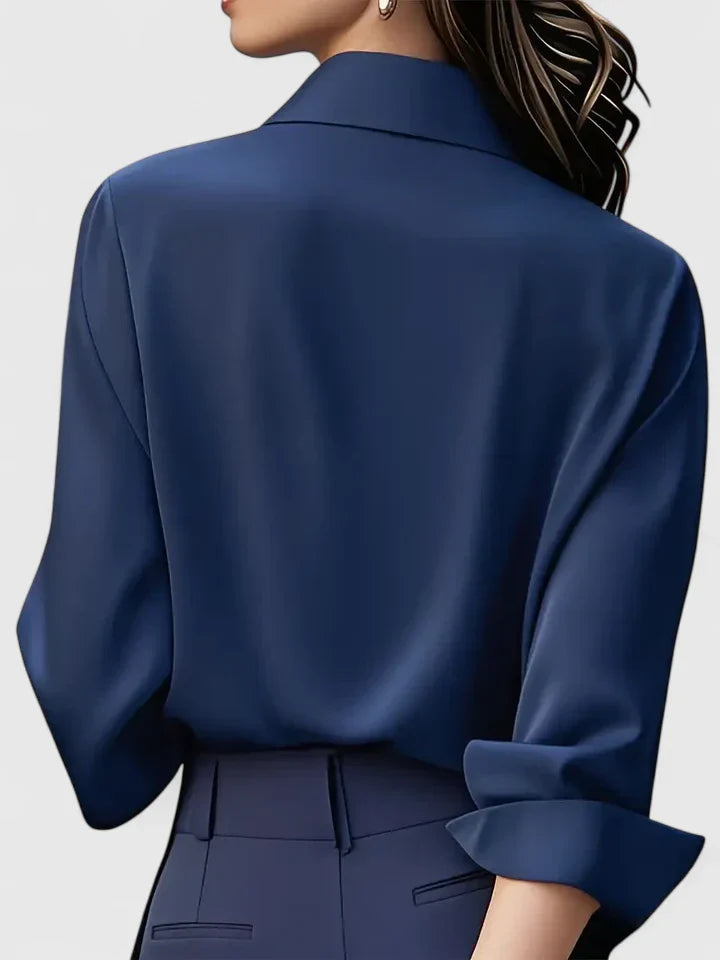 Aria | Elegantes, Minimalistisches Weißes Damen Hemd für Jede Gelegenheit 6