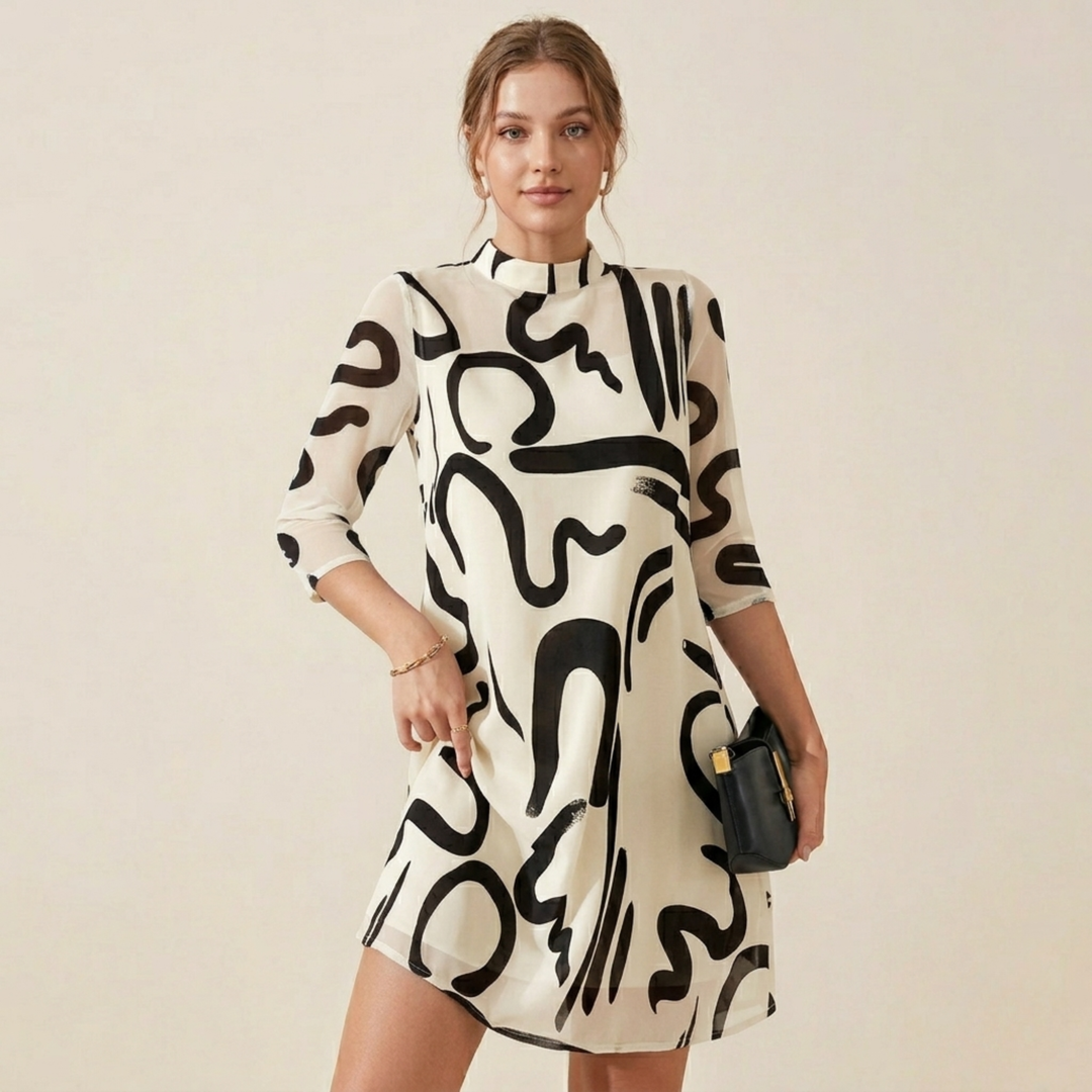 Aria | Komfortables und zeitloses Kleid mit Print 2