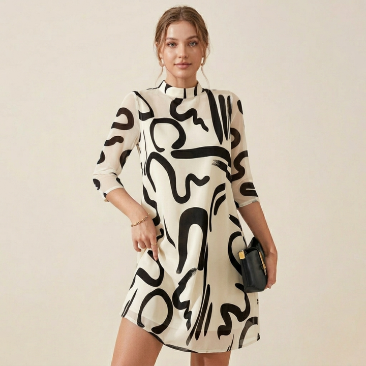 Aria | Komfortables und zeitloses Kleid mit Print 2