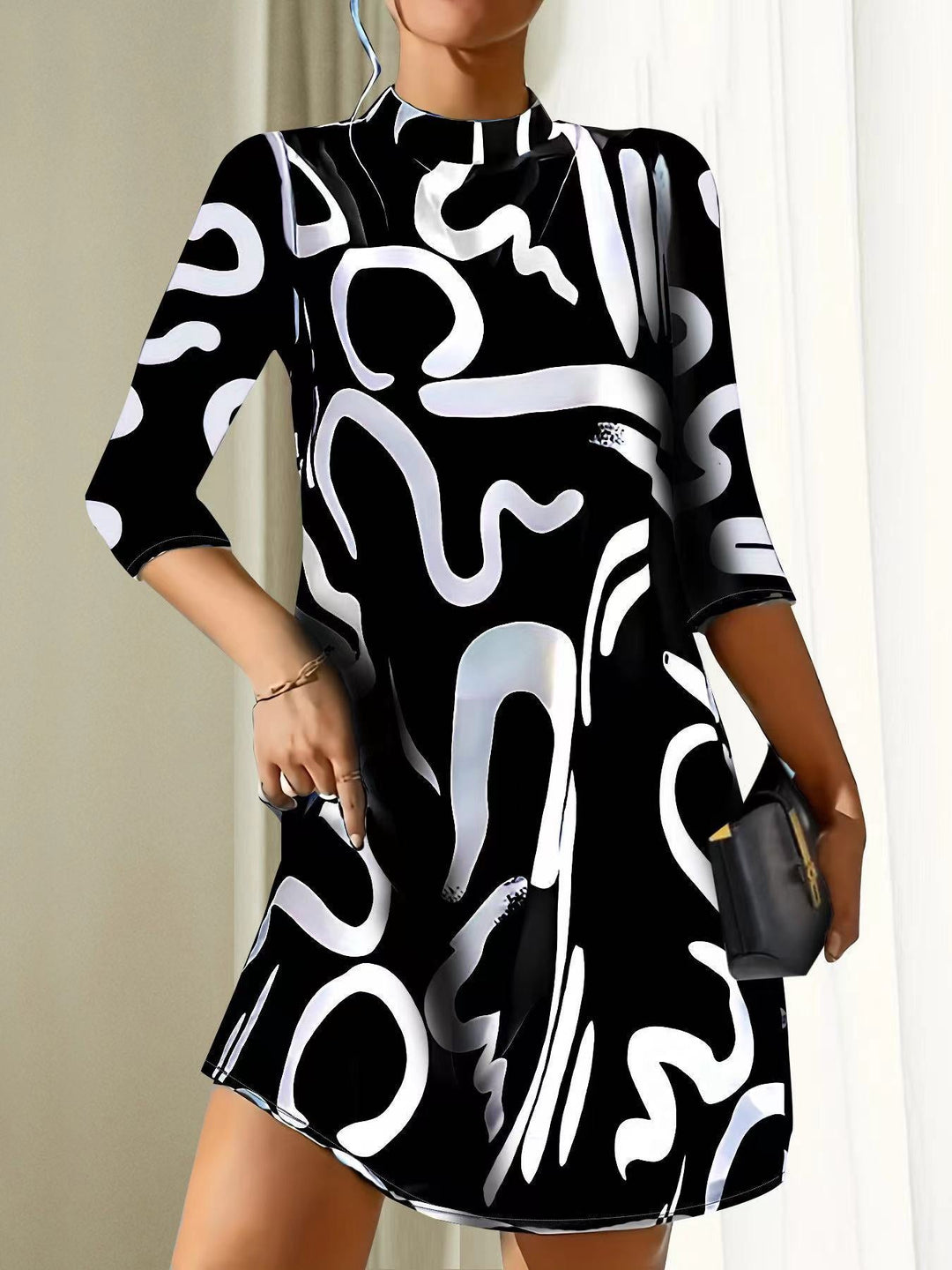 Aria | Komfortables und zeitloses Kleid mit Print 3