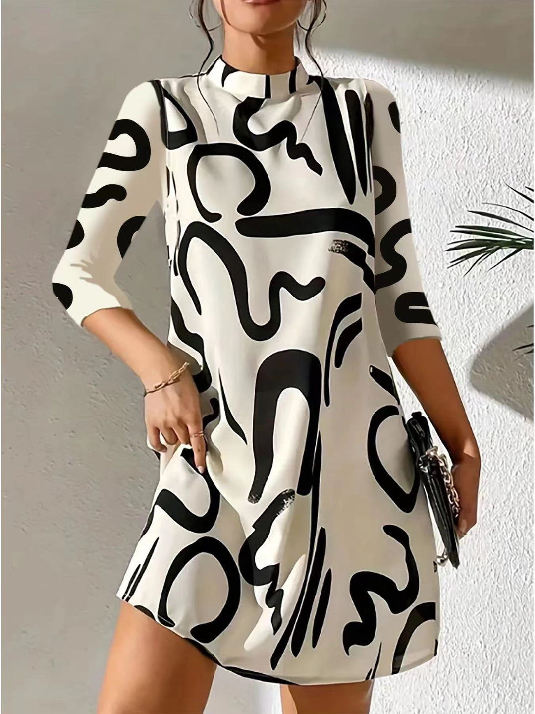 Aria | Komfortables und zeitloses Kleid mit Print 4