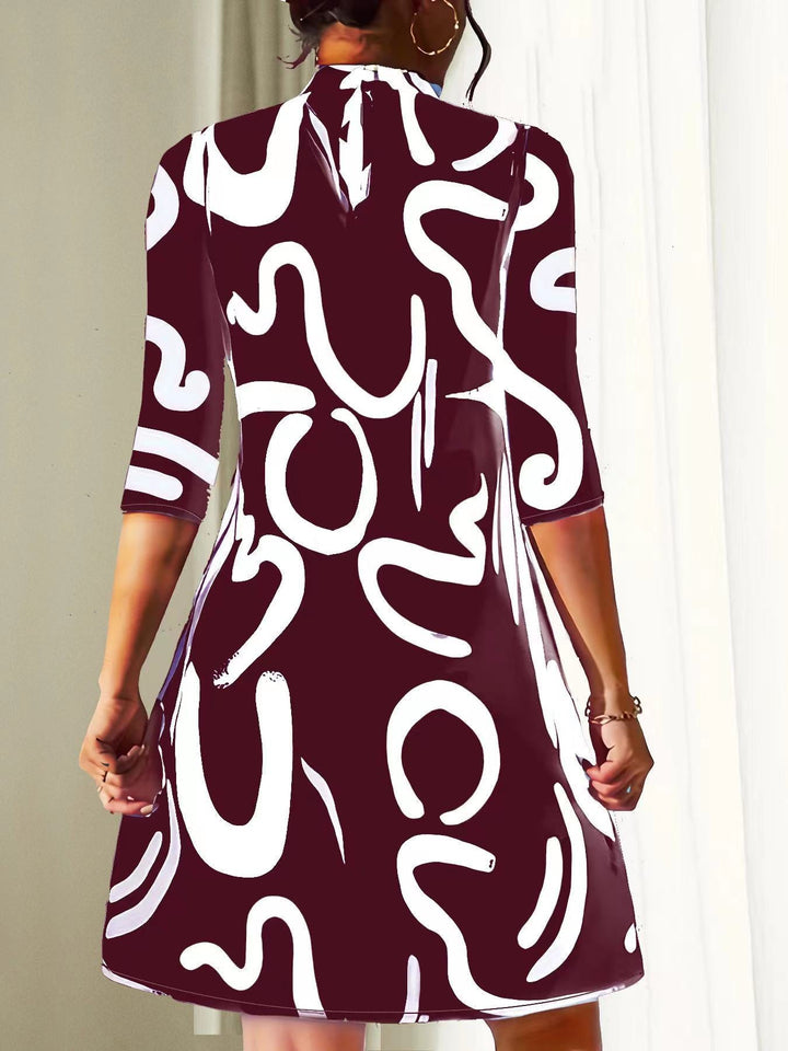 Aria | Komfortables und zeitloses Kleid mit Print 8