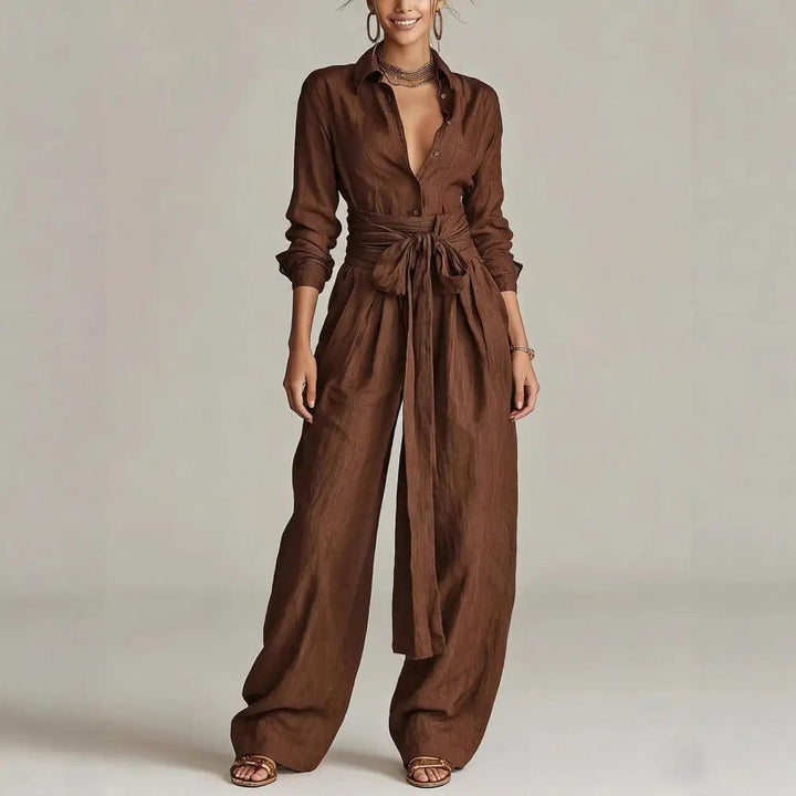 Aria | Stilvolles, Bequemes & Elegantes Zweiteiliges Hosenset für Damen 2