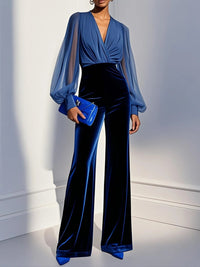 Antje| Elegant Women's Jumpsuit with V-Neck