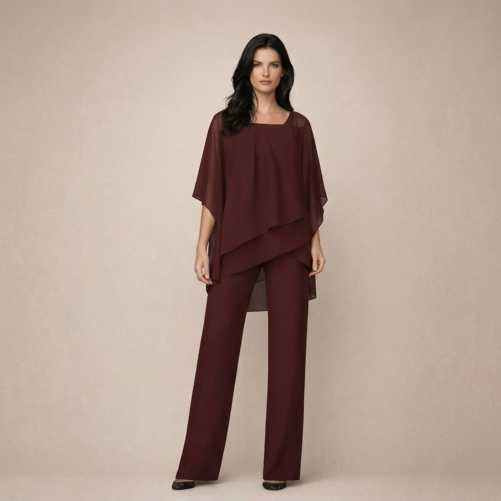 Aurelia | Elegantes Damen Set – Off-Shoulder & Weite Beine für Stilbewusste 4
