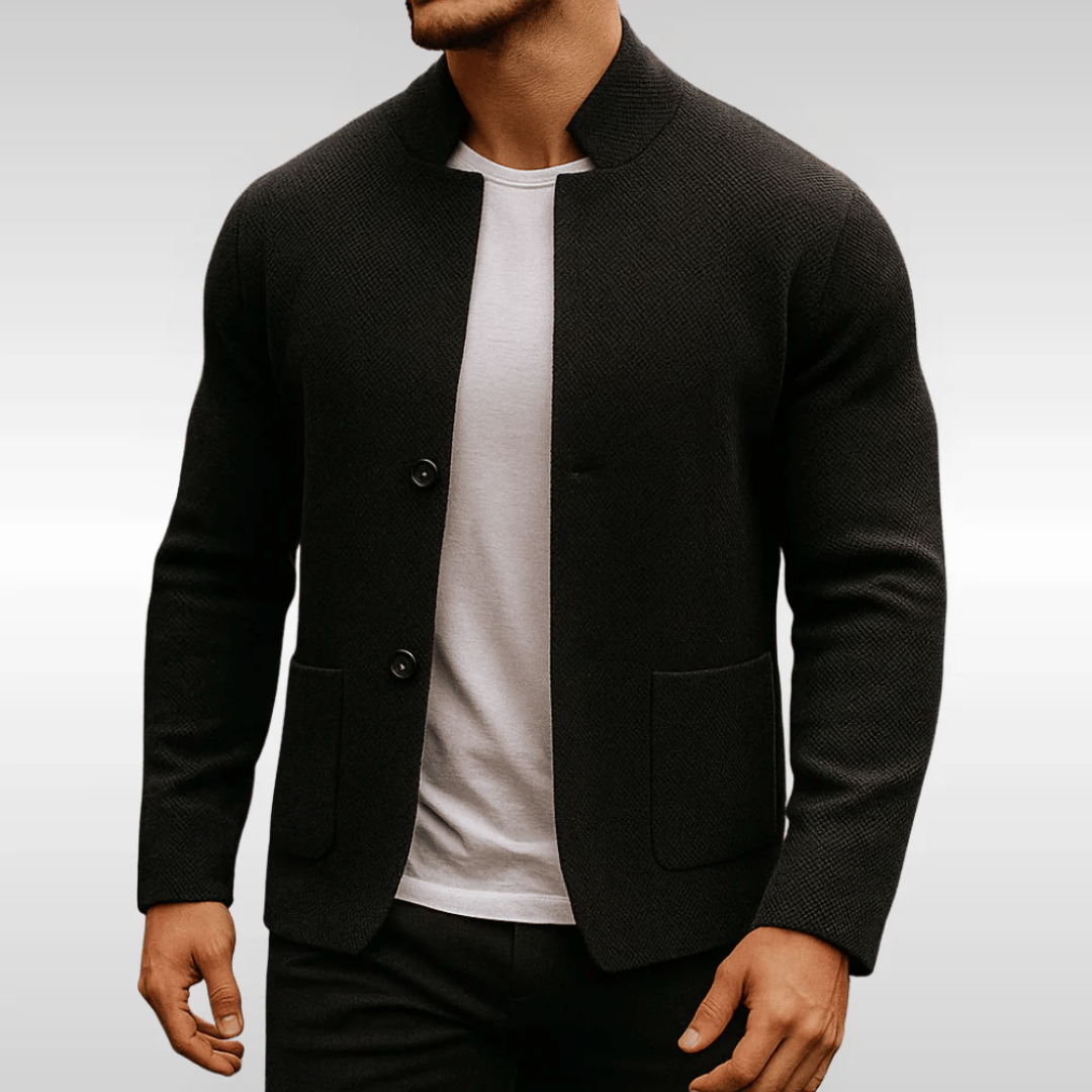 Aureon | Moderner, Strukturierter Business-Strick-Cardigan für Elegante Looks 2