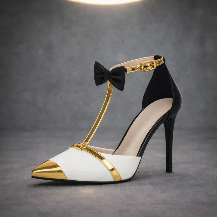 Ava | Elegante Stiletto-Absätze mit Schleifendetail &amp; Knöchelriemen 7