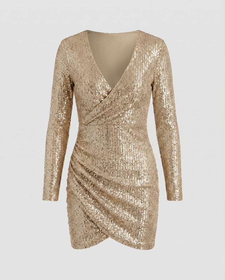 Aveline | Wickelkleid Festlich Elegant Figurbetont Damen Modern 5