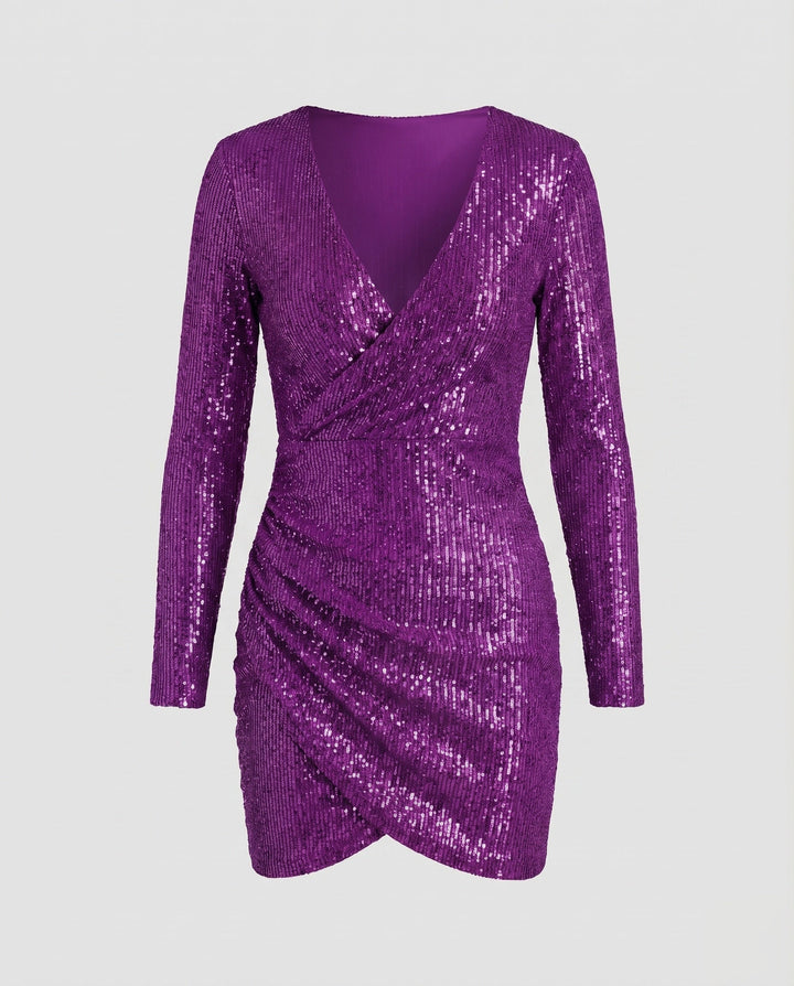 Aveline | Wickelkleid Festlich Elegant Figurbetont Damen Modern 6