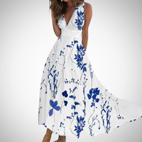 Angelika | Elegant floral maxi dress with feminine silhouette