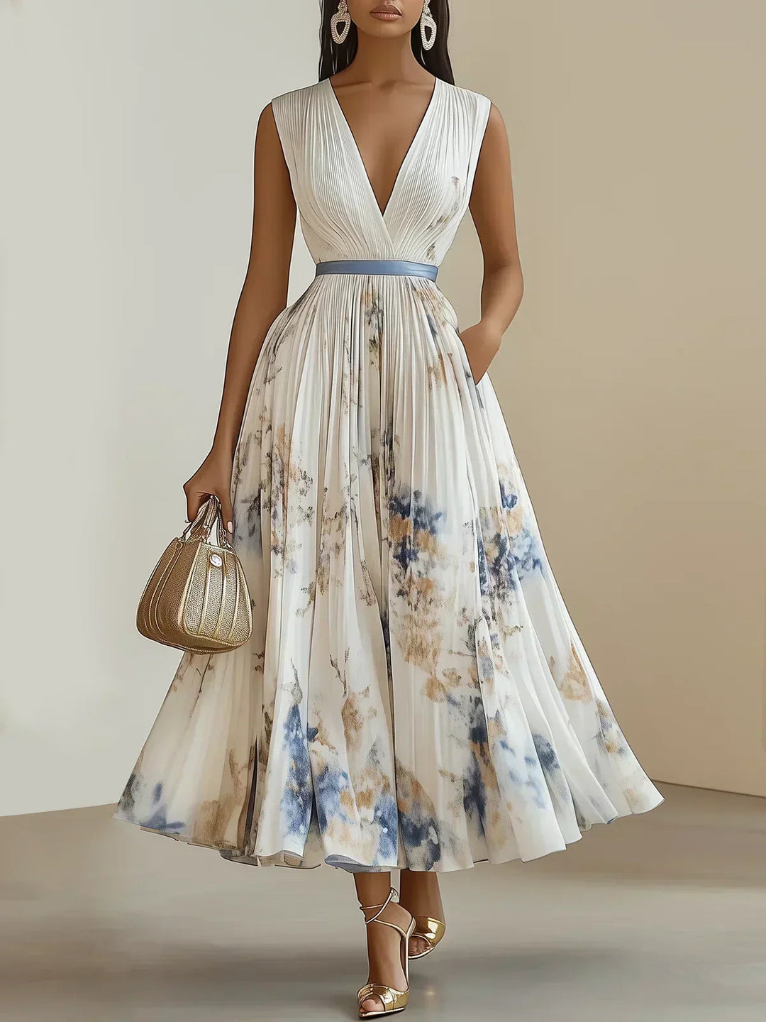 Bella Chic | Elegantes Wickeldesign Damenkleid 0