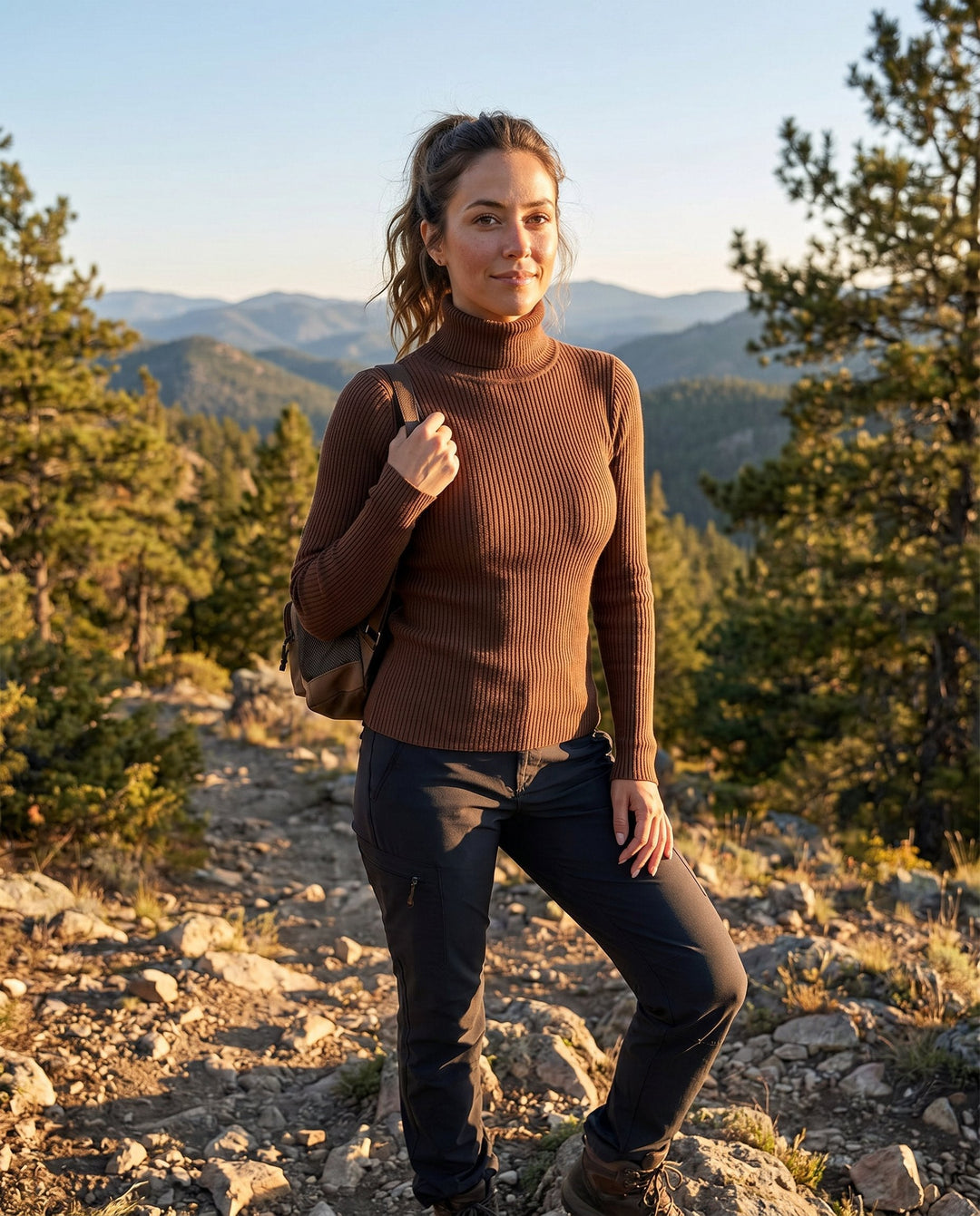 Bella | Lässiger und eleganter leichter Rollkragenpullover 1
