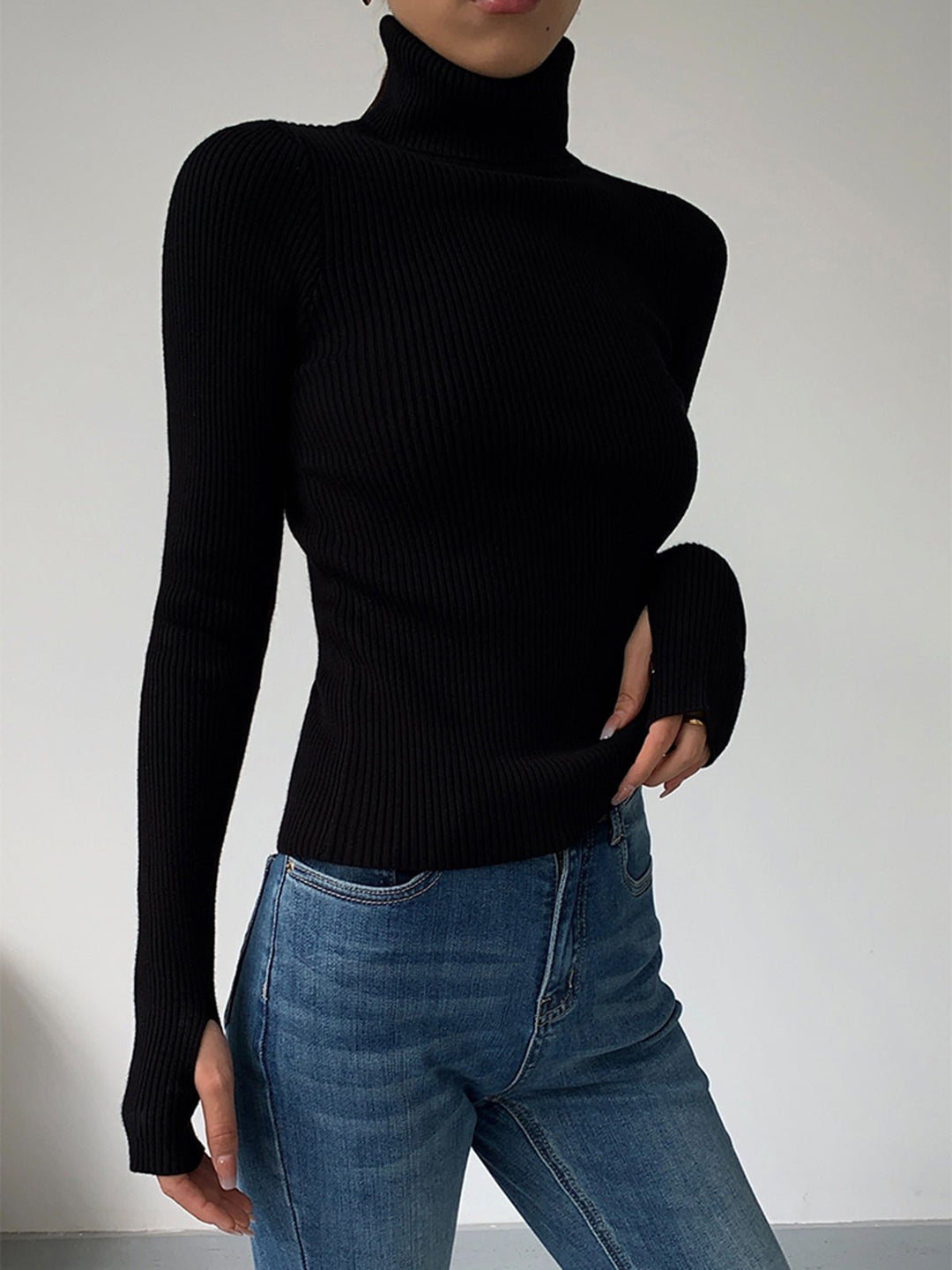 Bella | Lässiger und eleganter leichter Rollkragenpullover 6