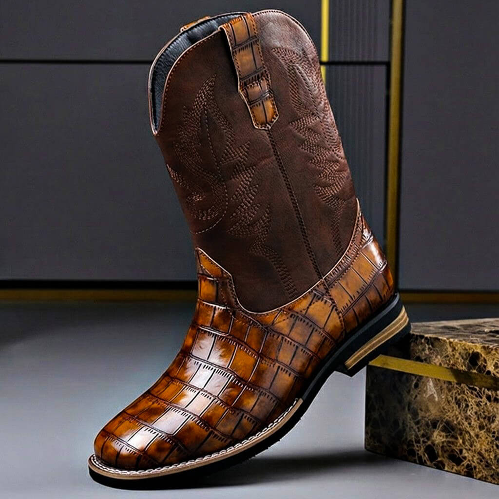 Benjamin | Zeitlose und stilvolle Heritage Lederstiefel 0