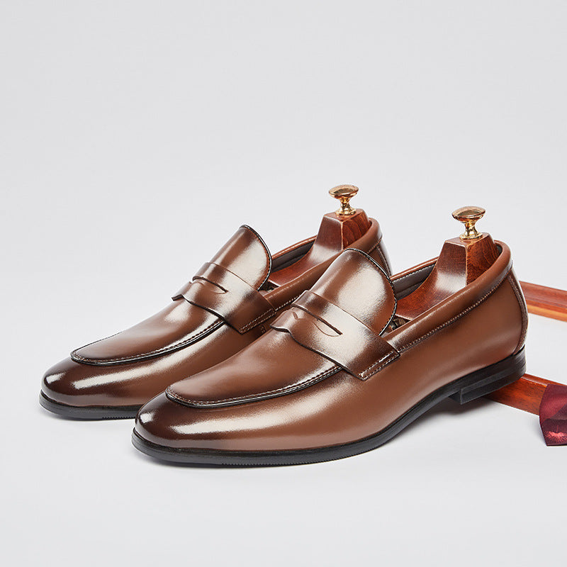 Benson | Elegante Hochglanz Oxford-Loafer für Herren 0