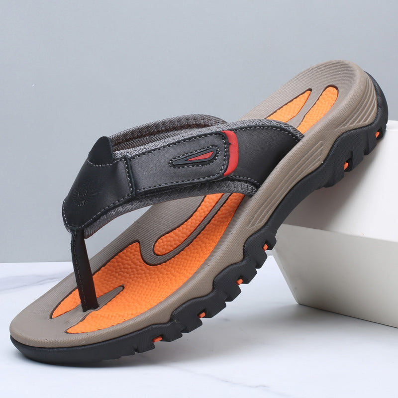Brelio | Elegante Komfort Ledersandalen 3