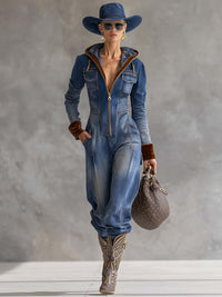 Maya | Comfortable and stylish women's jumpsuit with hood