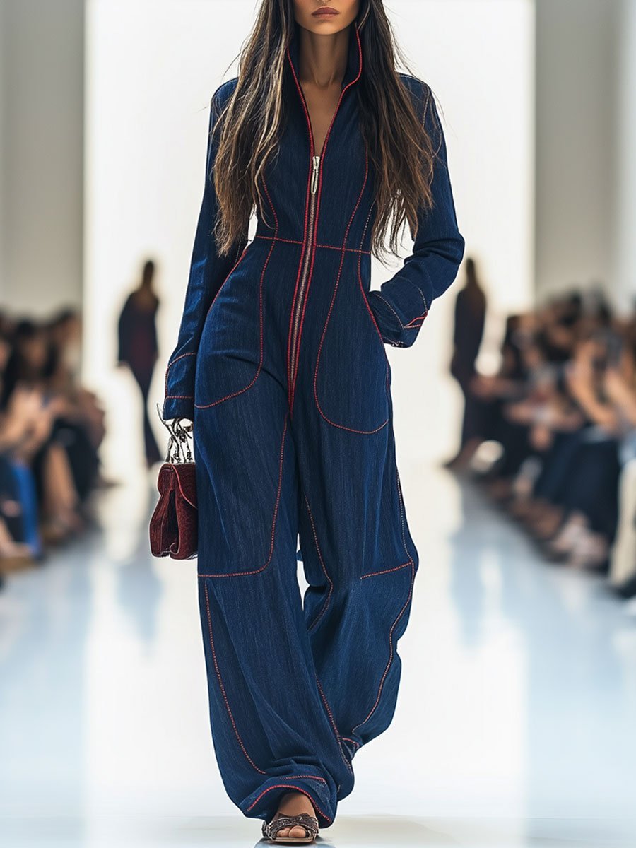 Camila | Moderner und stilvoller Jumpsuit mit weitem Bein 0