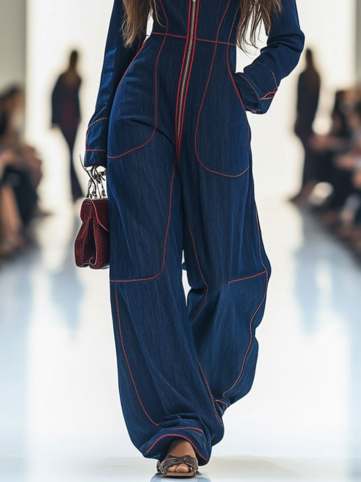 Camila | Moderner und stilvoller Jumpsuit mit weitem Bein 4