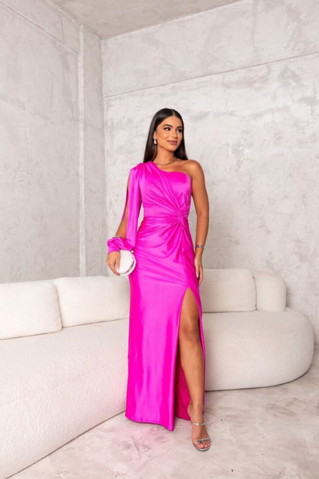 Camilla | Ein-Schulter-Maxikleid für elegante Anlässe 5