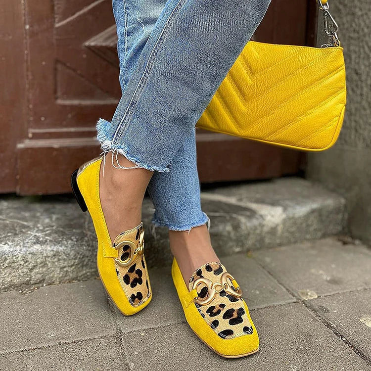 Cavari | Eleganter Animal-Print Loafer 0