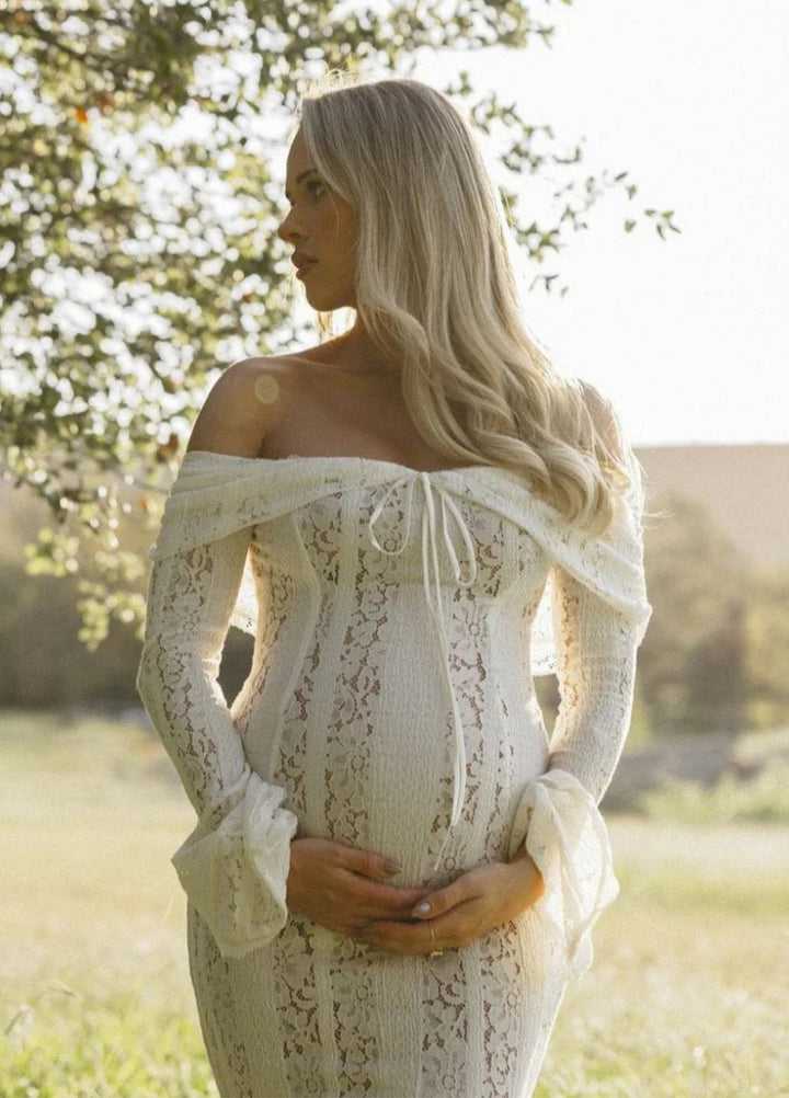Celeste | Elegantes Spitzen-Maxikleid für Damen 4