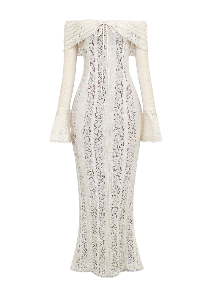 Celeste | Elegantes Spitzen-Maxikleid für Damen 7
