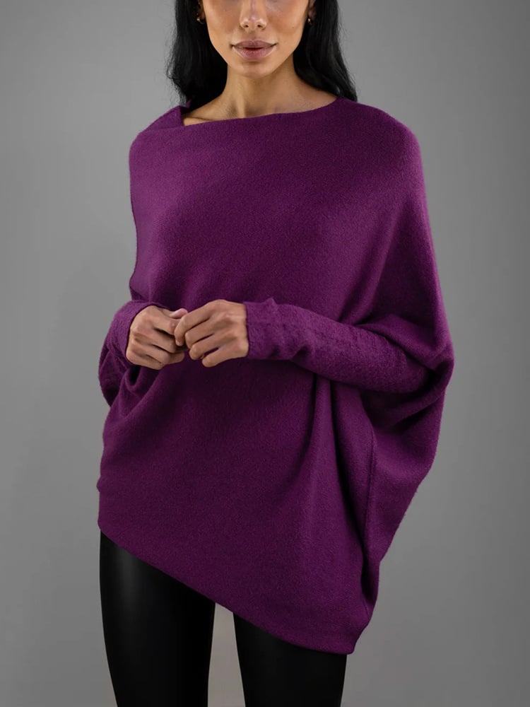 Celestina | Eleganter, Bequemer &amp; Vielseitiger Schulterfreier Damenpullover 13
