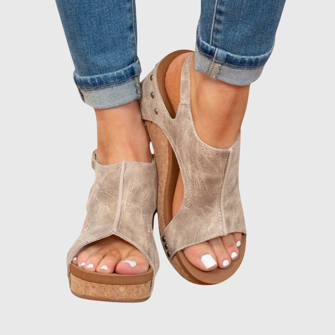 Celia | Bequeme, Atmungsaktive Damen Sandalen mit Keilabsatz für den Sommer 1