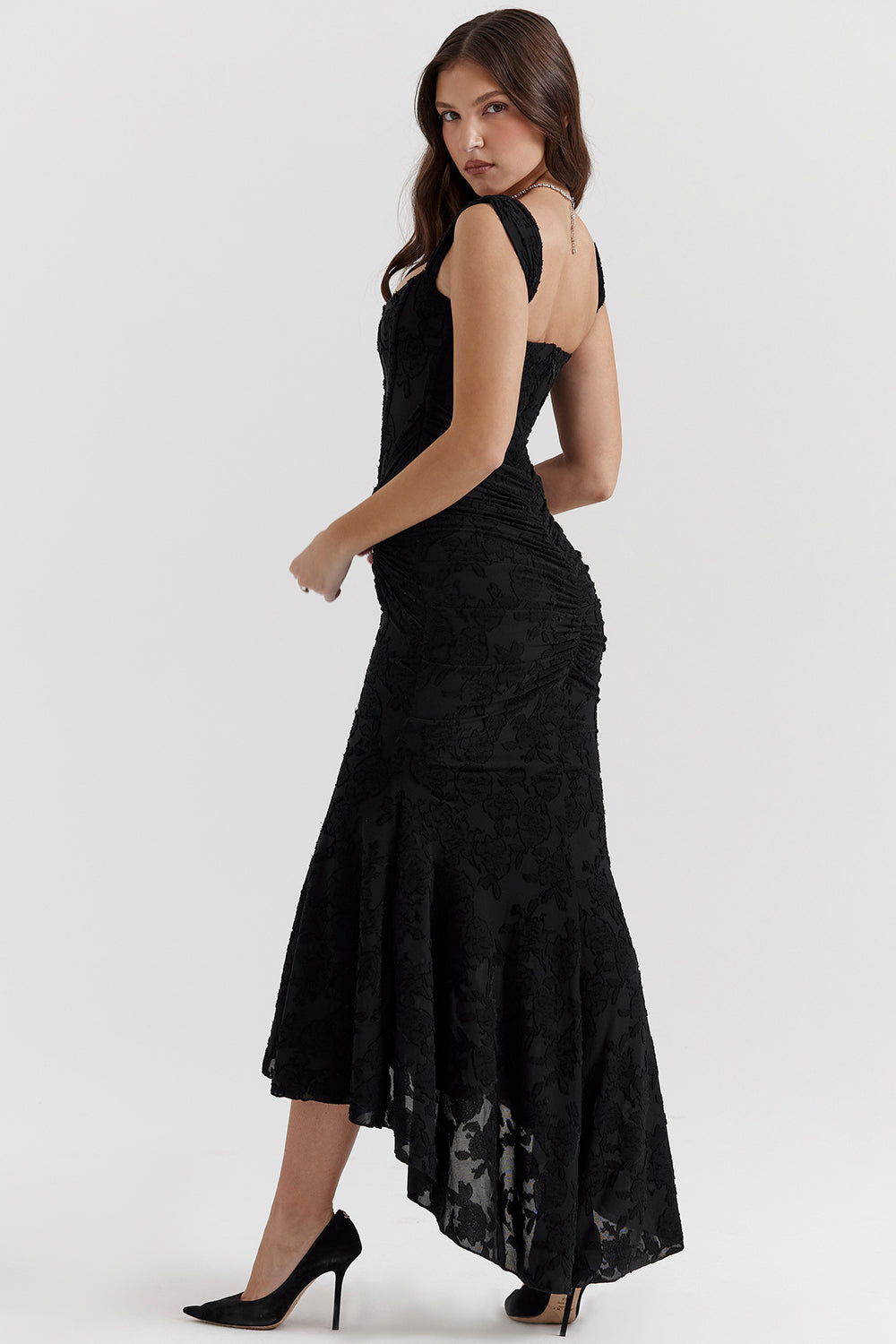 Celina | Abendkleid Abendkleider Lang Elegant Ärmellos Figurbetont 1
