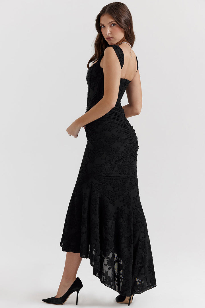 Celina | Abendkleid Abendkleider Lang Elegant Ärmellos Figurbetont 1