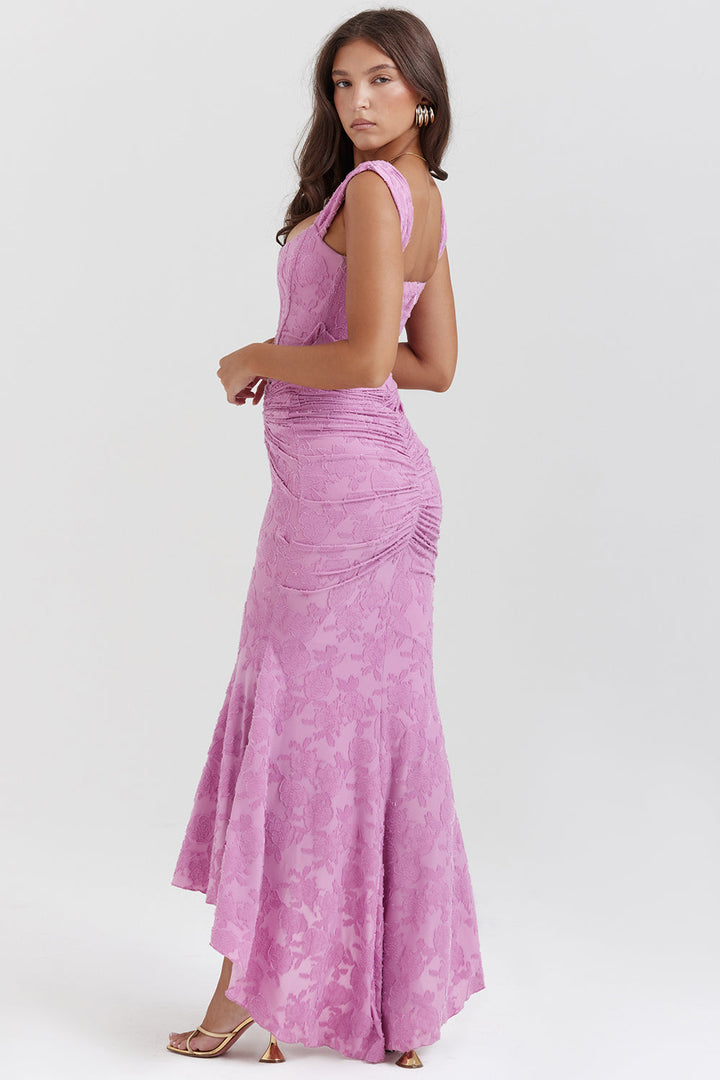 Celina | Abendkleid Abendkleider Lang Elegant Ärmellos Figurbetont 4