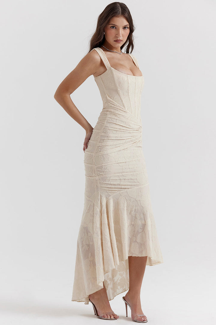 Celina | Abendkleid Abendkleider Lang Elegant Ärmellos Figurbetont 8
