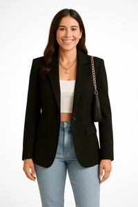 Anna | Elegant single-button blazer for work and leisure