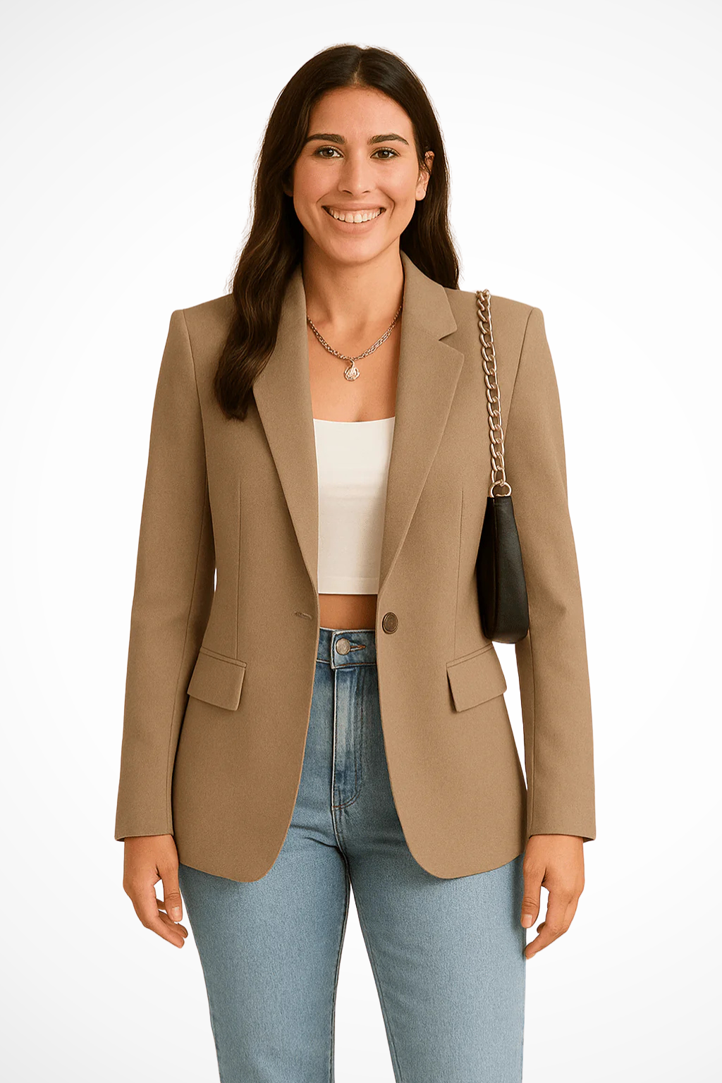 Celine | Eleganter, Maßgeschneiderter Schwarzer Damen Blazer – Perfekt für Beruf und Freizeit 1