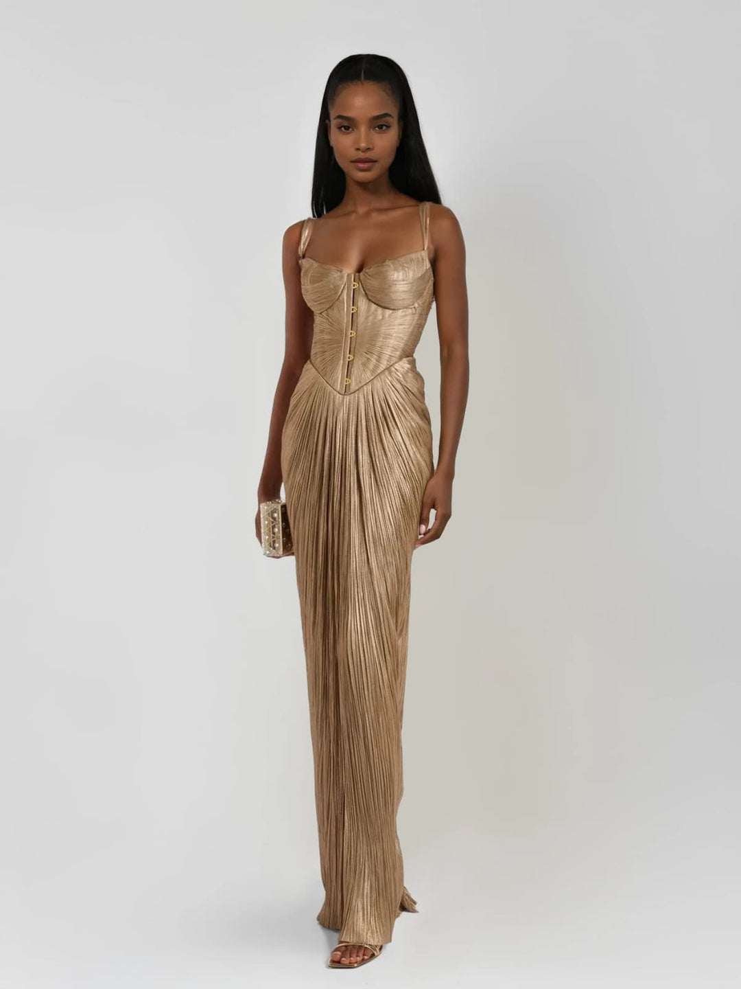 Cerys | Maxikleid Festlich Sommer Elegant Korsett Stil 0
