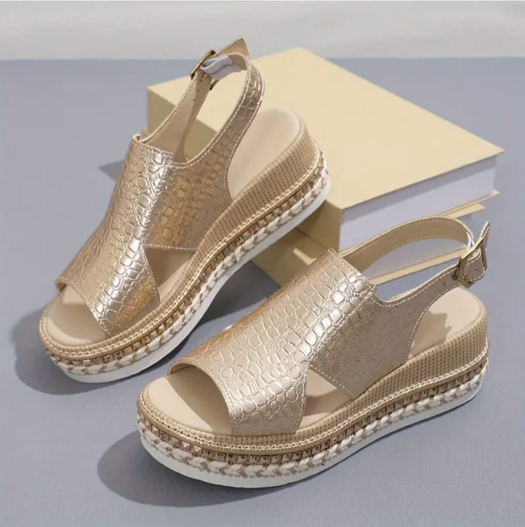 Chiara | Hochwertige orthopädische Ledersandalen 3