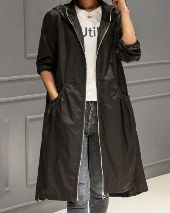 Christina | Elegante und vielseitige lange Damenjacke 3